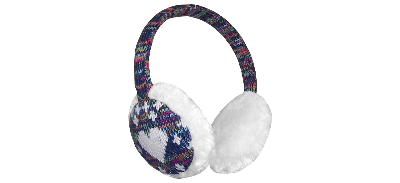 N’Ice Caps’ Girls’ Faux-Fur Plush Padded Adjustable Winter Earmuff