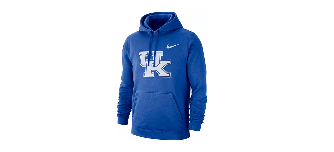 Best Nike Men_s Kentucky Wildcats Blue Club Fleece Pullover Hoodie