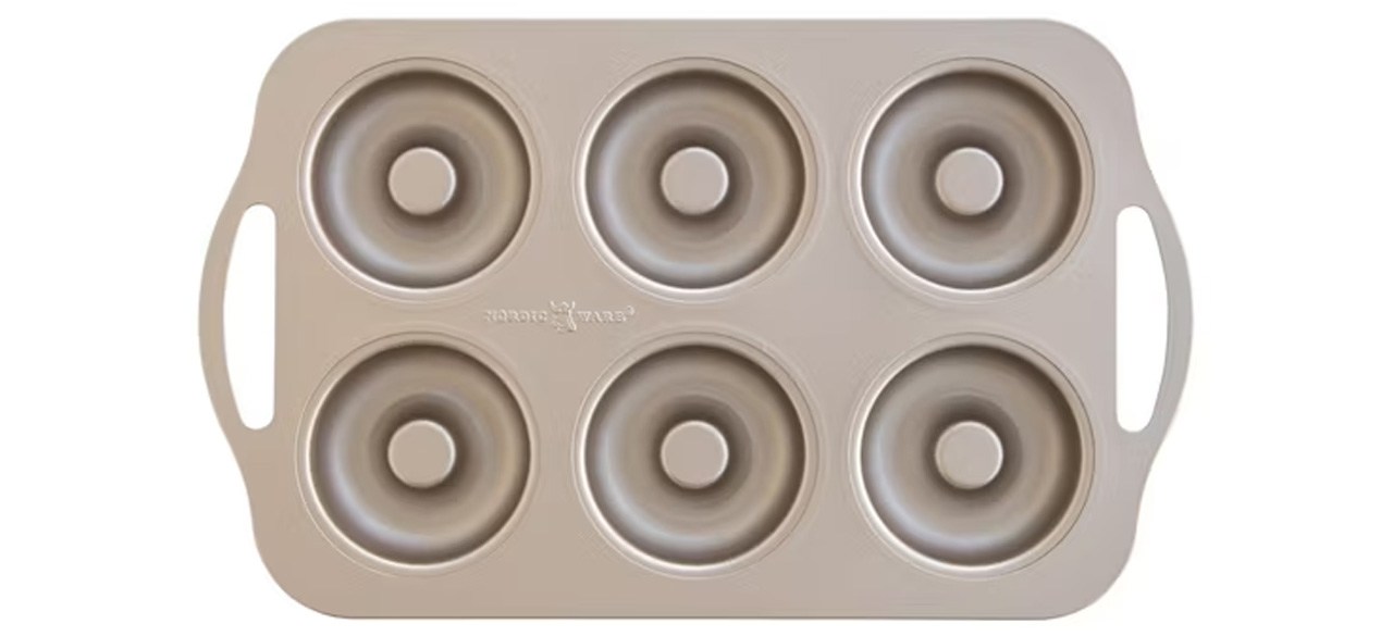 Nordic Ware 6-Cavity Nonstick Steel Donut Pan