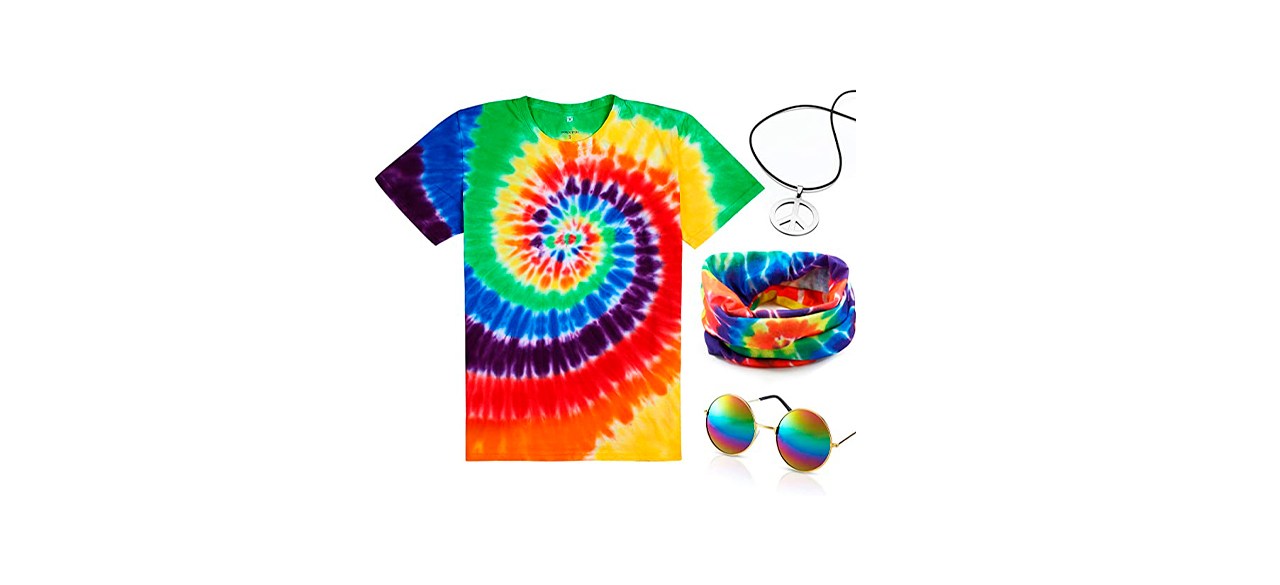 Best Norme Four-Piece Hippie Costume Set