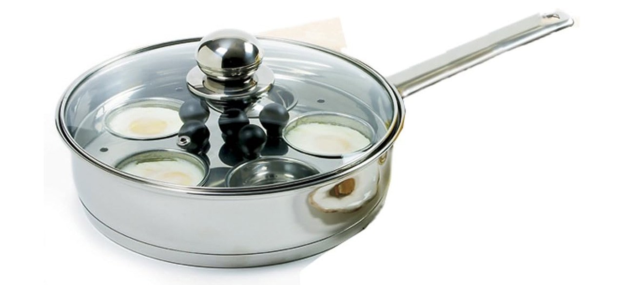 Norpro Stainless Steel Egg Poacher/Skillet Set