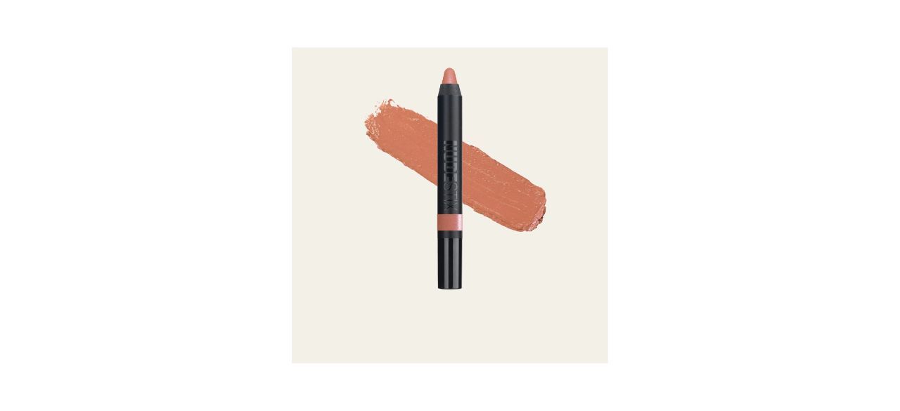 a lip/cheek color pencil in a light orangey pink color