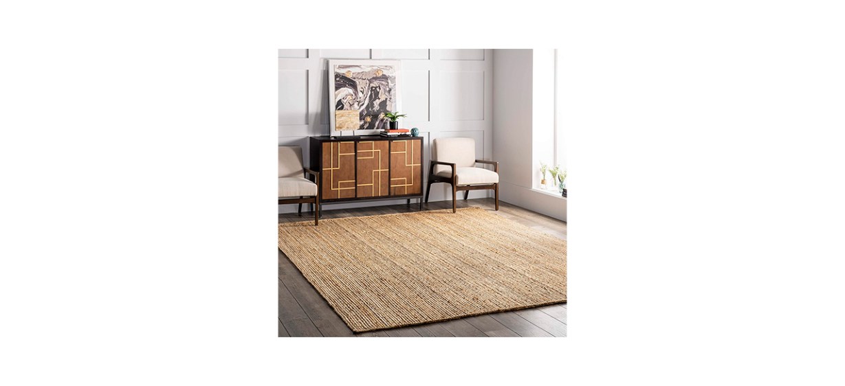 Best Nuloom Rigo Hand Woven Farmhouse Jute Area Rug