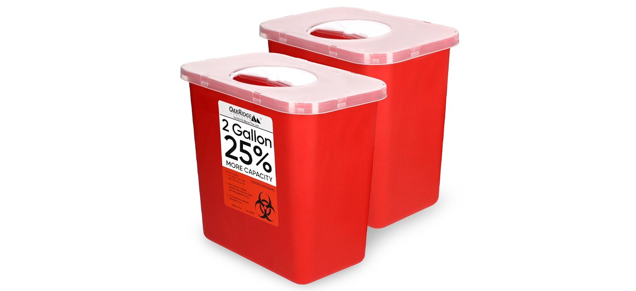 OakRidge Products’ Sharps and Biohazard Waste Disposal Container