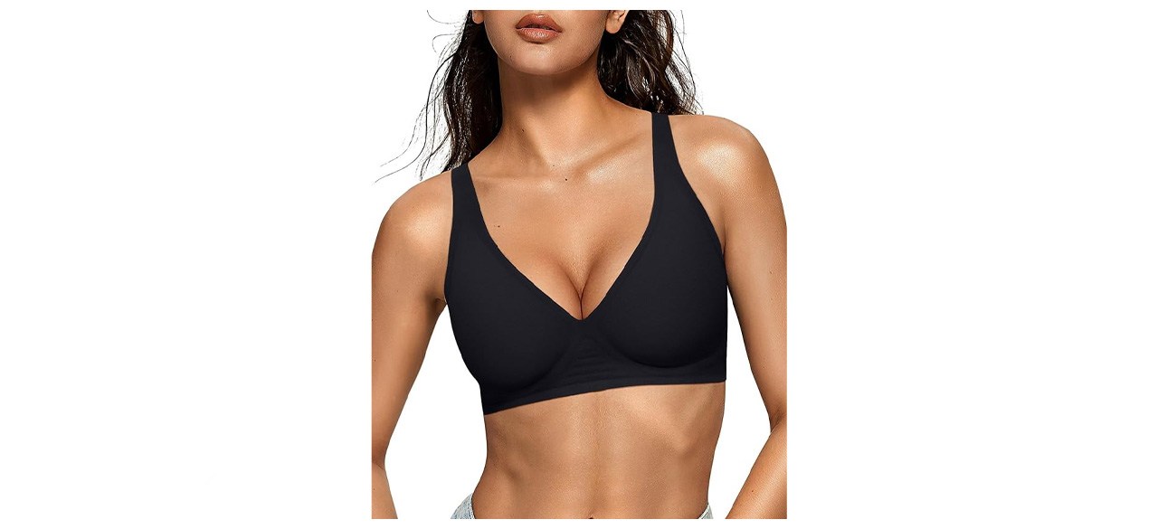 OEAK Womens Deep V Bra