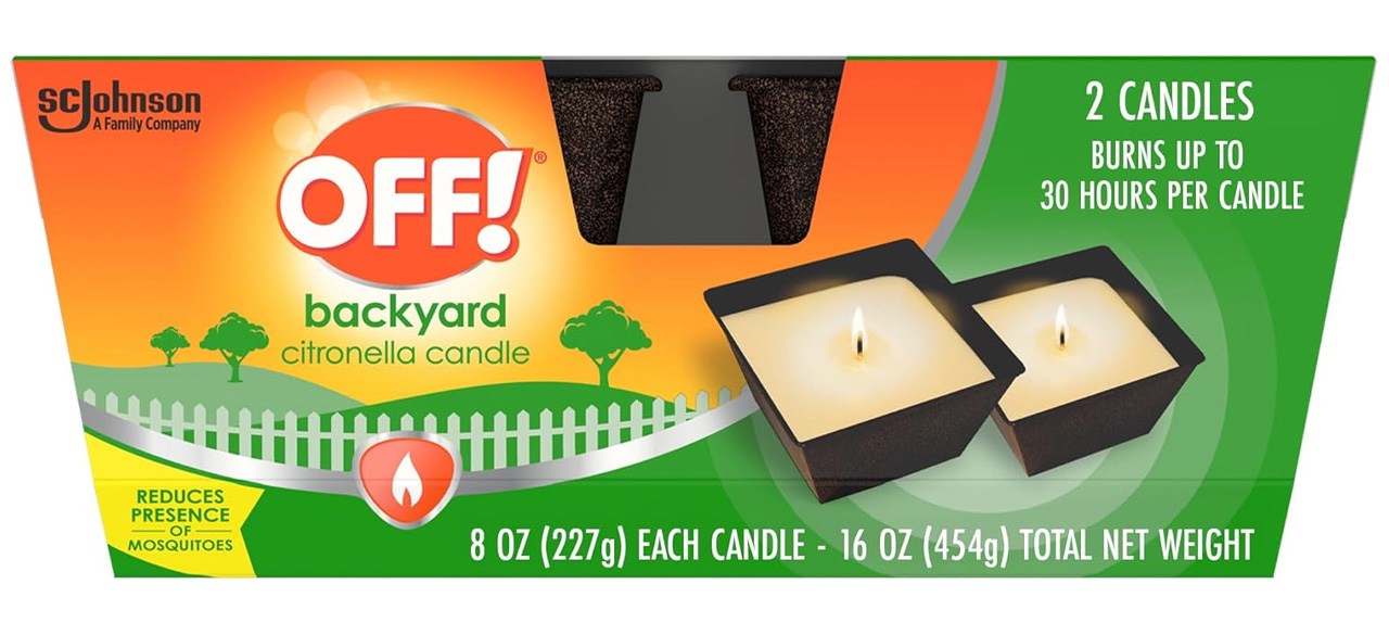OFF! Backyard Citronella Scented Candles