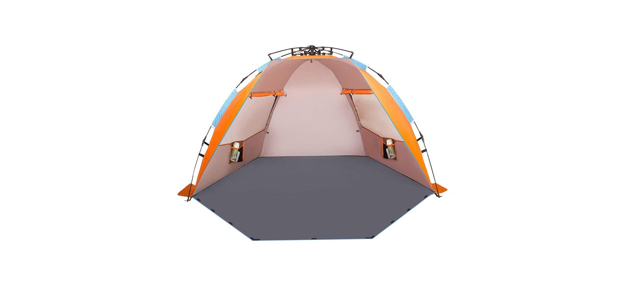 best Oileus X-Large 4 Person Beach Tent Sun Shelter