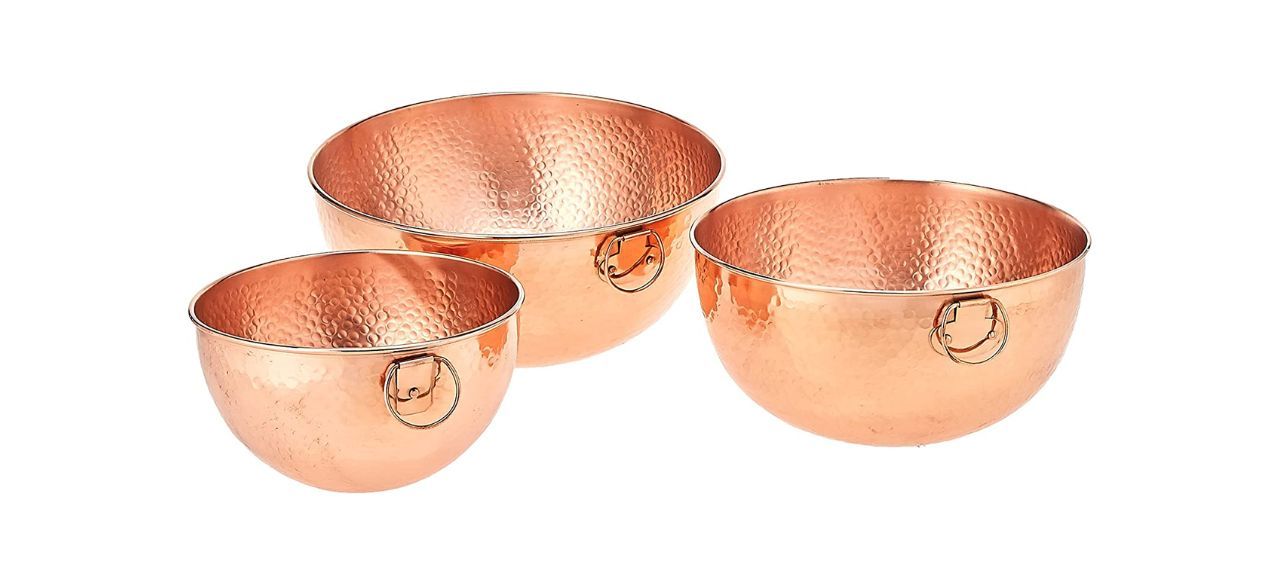 Cuisinart 3 Piece Copper Mixing Bowl Set