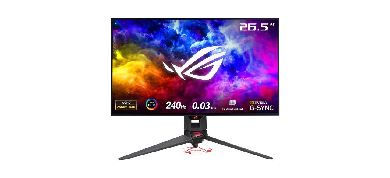 Asus ROG Swift 26.5-Inch OLED DSC Gaming Monitor