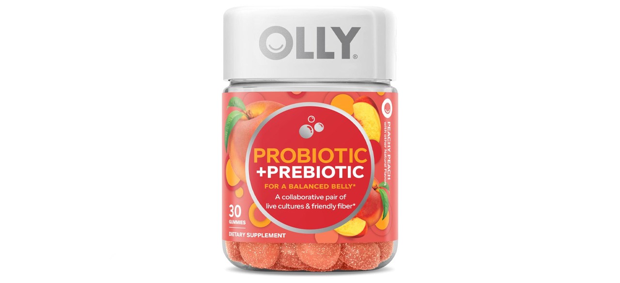 Gomas de barriga balanceadas probióticas e prebióticas Olly