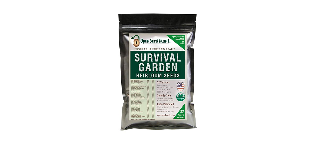 Best Open Seed Vault Survival Garden Heirloom Vegetable Seeds