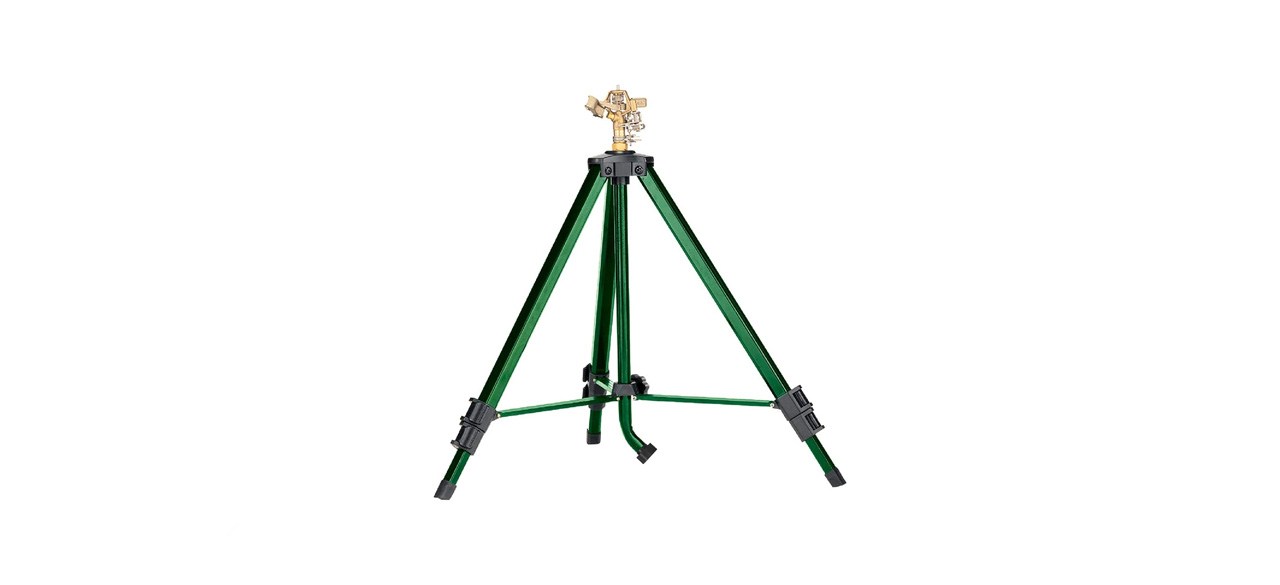 best Orbit Brass Impact Sprinkler on Tripod