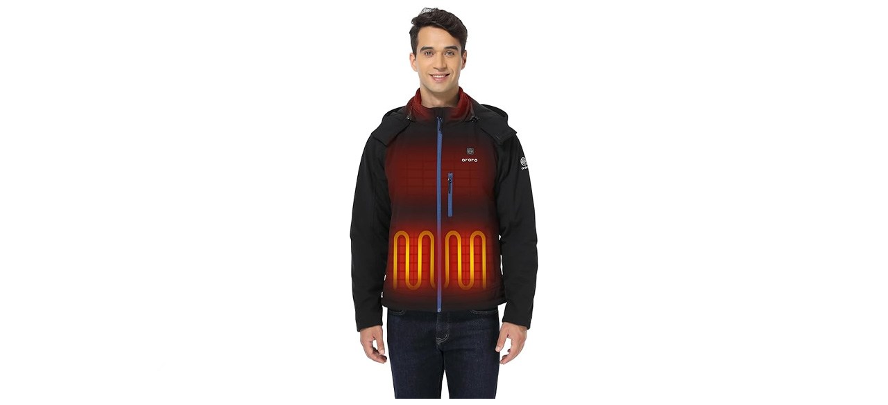 Ororo Mens Soft Shell Heated Jacket