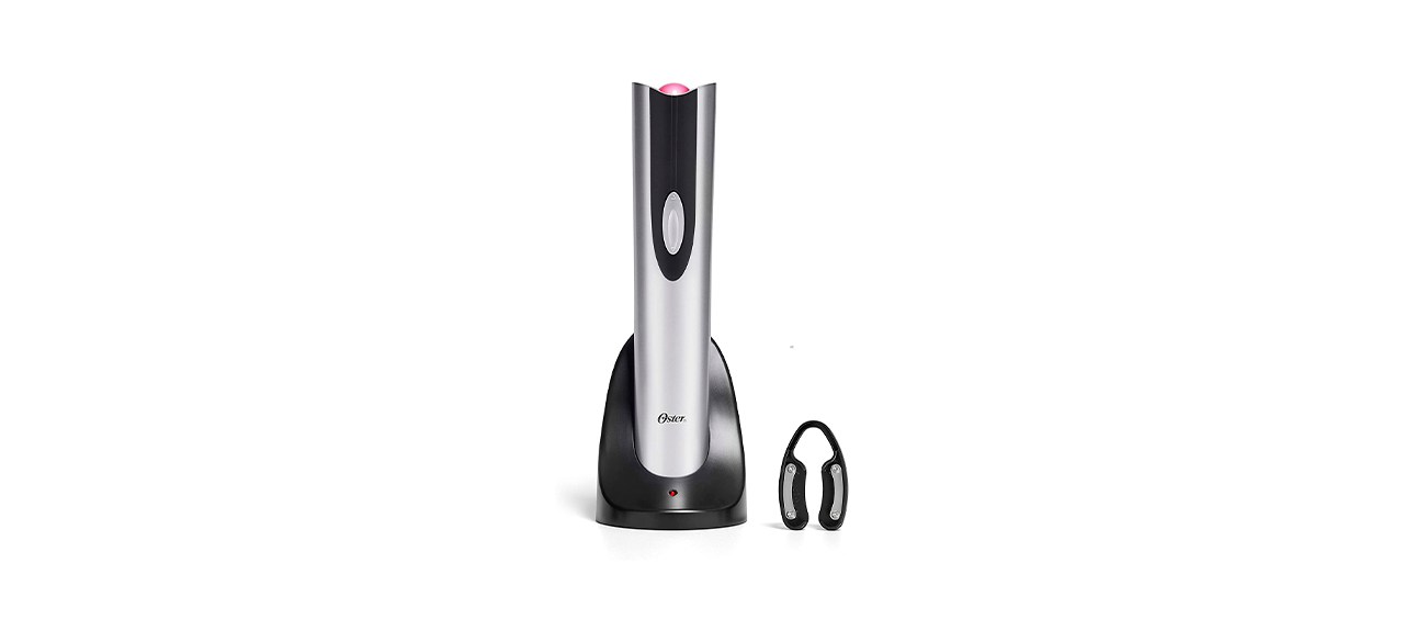 An electric wine bottle opener