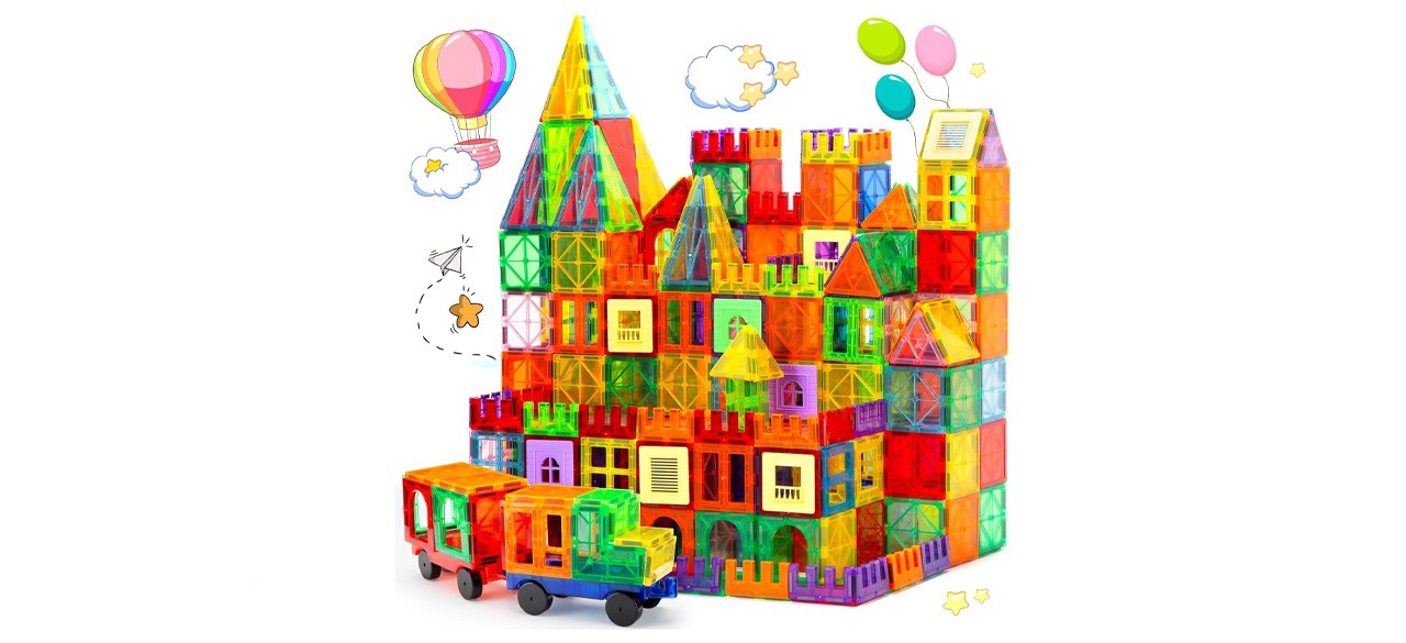 OugerToy Magnetic Building Tiles for Kids