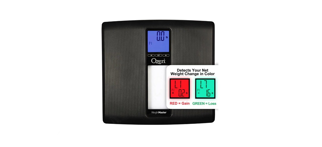 Ozeri Precision Bath Scale in Tempered Glass - Grey