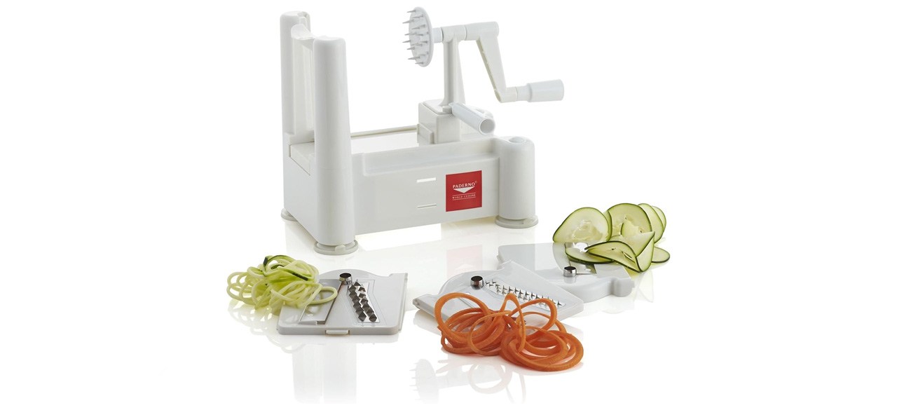 Paderno World Cuisine 3-Blade Vegetable Slicer/Spiralizer