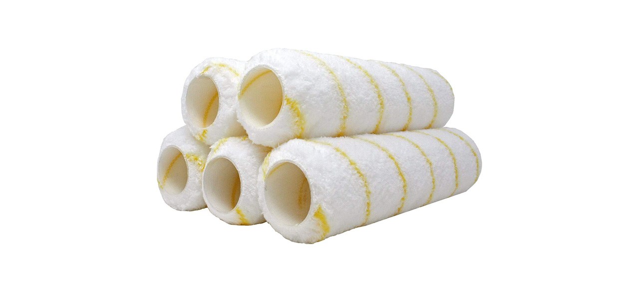 Pro Grade Paint Roller Covers on white background