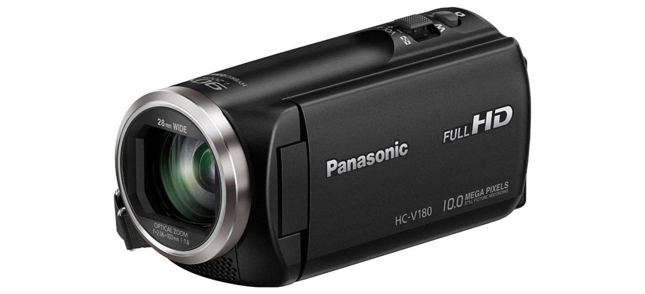 Filmadora com câmera de vídeo Panasonic Full HD HC-V180K