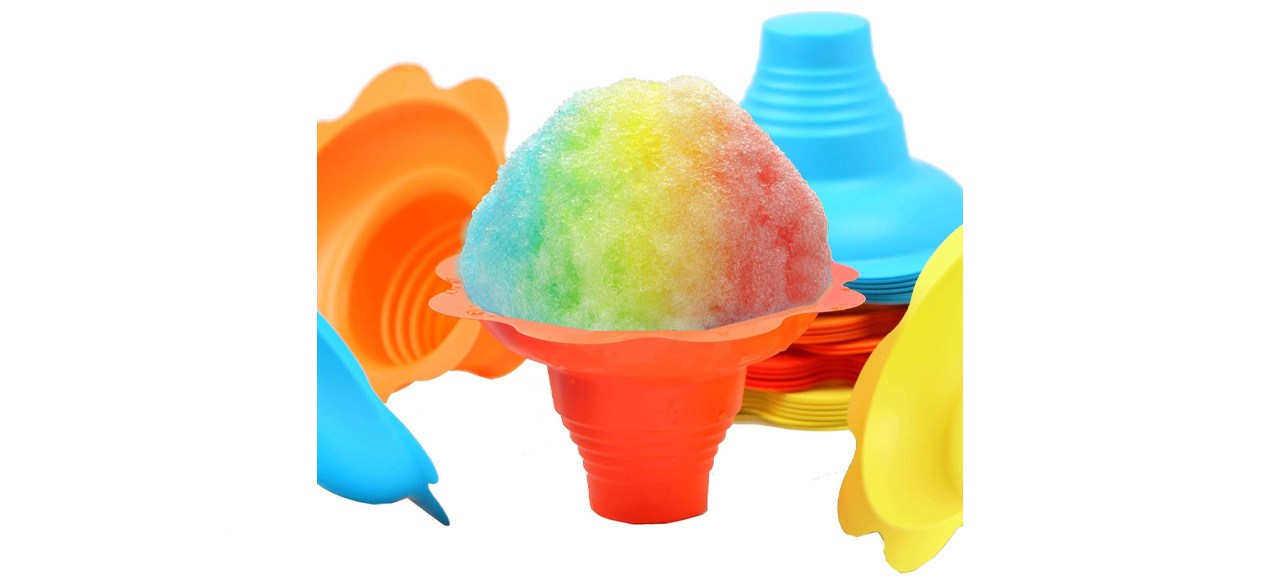 Paragon 4-Ounce Sno-Cone Flower Drip Tray Cups