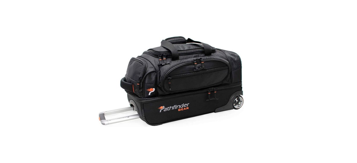 Best Pathfinder Gear 22-inch Rolling Drop Bottom Duffel