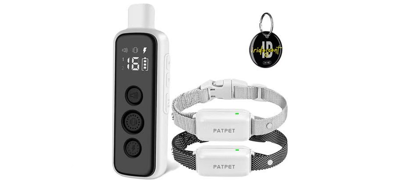 Patpet P650 1000-Foot Anti-bark and Remote Dog Training Collar