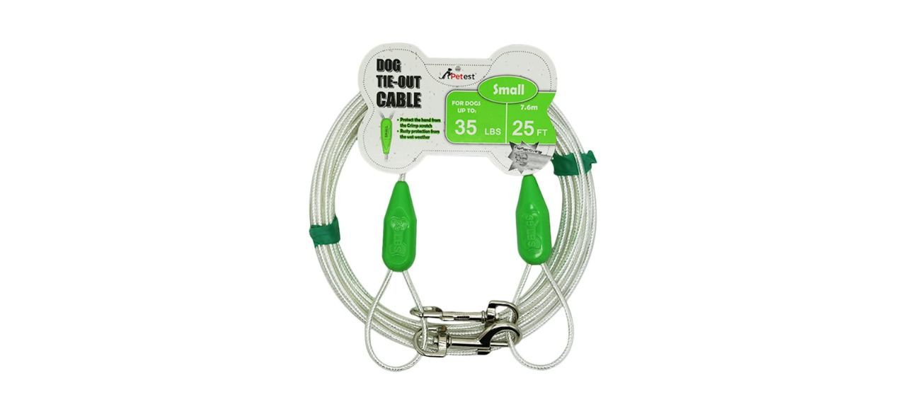 Best Petest Reflective Tie-Out Cable For Dogs