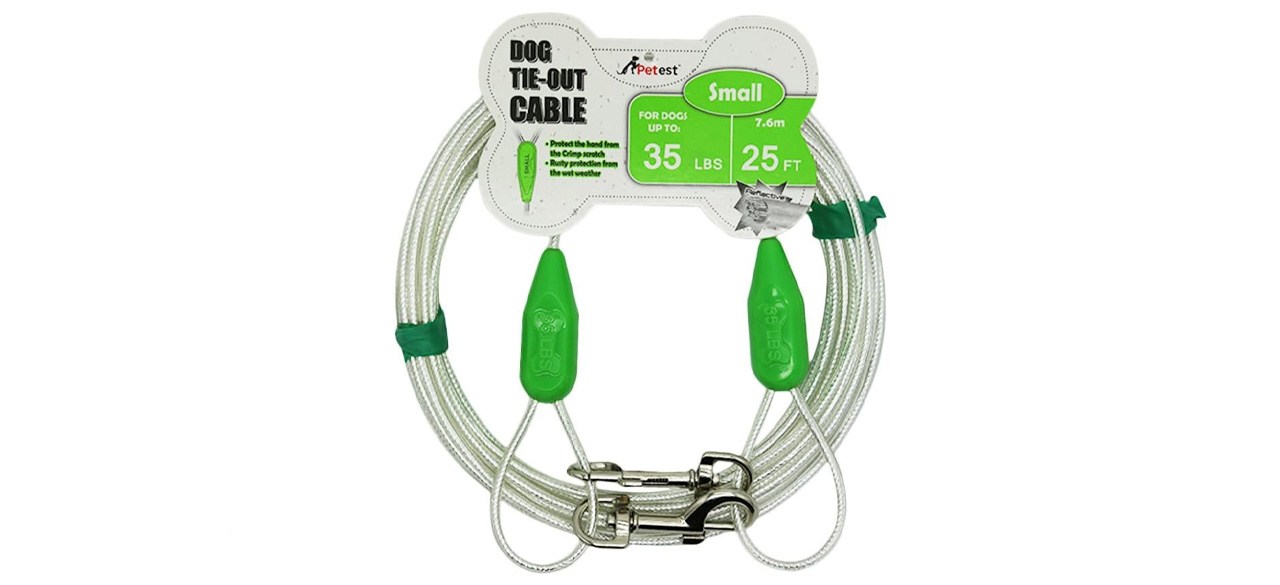 Petest Reflective Tie-Out Cable For Dogs
