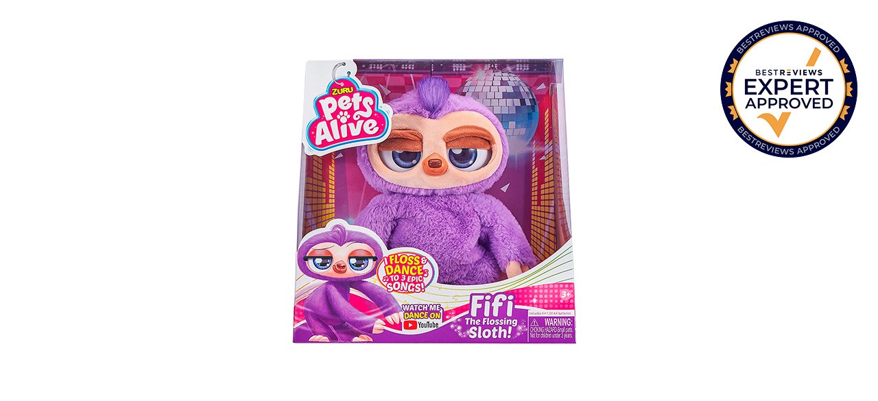 Best Pets Alive Fifi the Flossing Sloth Purple