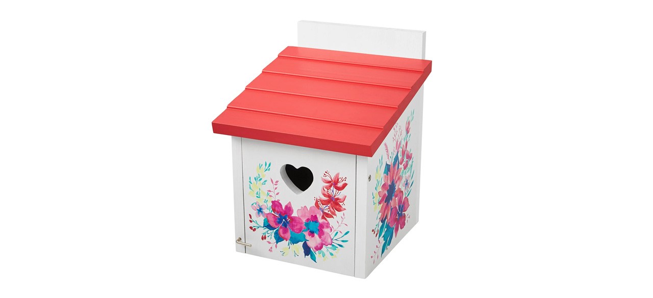 Best The Pioneer Woman Fresh Floral Heart Bluebird House