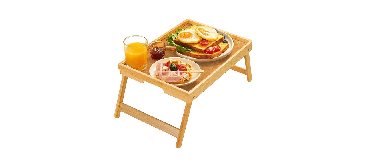 best pipishell Bamboo Bed Tray Table