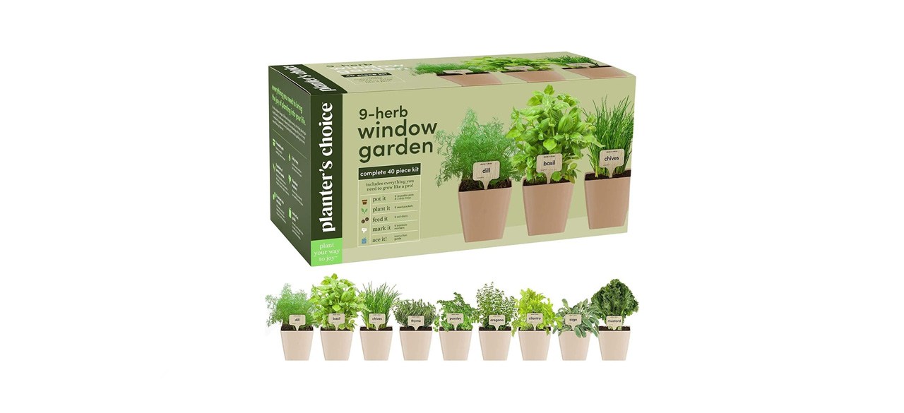 best Planter’s Choice Nine Herb Window Garden