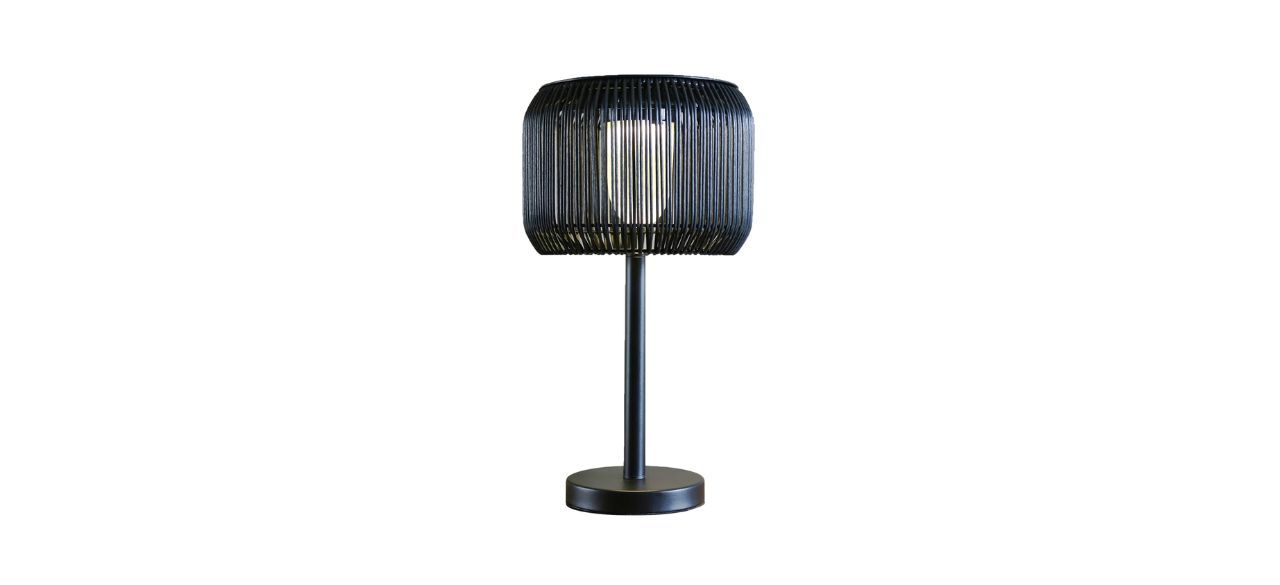 Solar-Powered LED Outdoor Lantern with Electric Candle