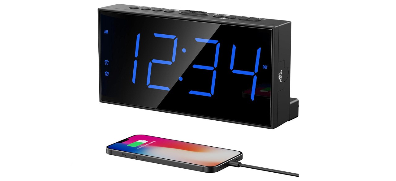 Pplee Digital Dual Alarm Clock For Bedroom