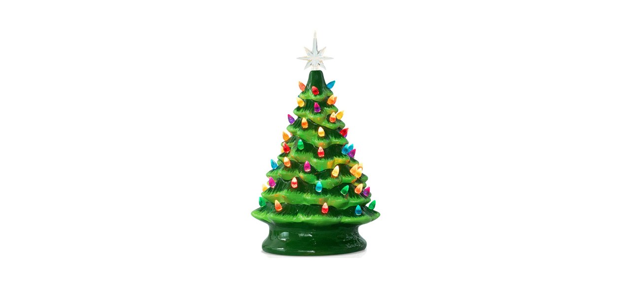 Best Pre-Lit Ceramic Tabletop Christmas Tree