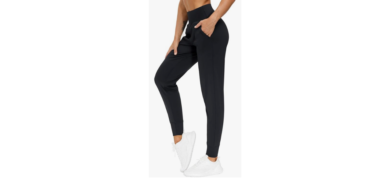 The Gym People Women's Joggers on white background