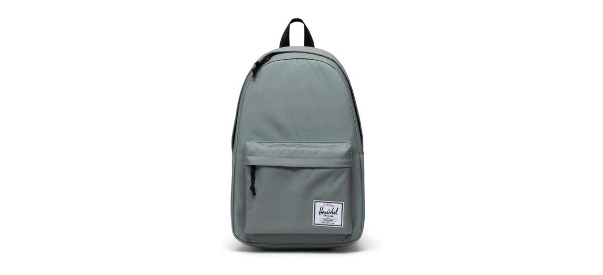 Herschel Supply Co. Herschel Classic XL Backpack in shade "Sea Spray," which is gray Herschel Supply Co. Herschel Classic XL Backpack in shade "Sea Spray," which is gray
