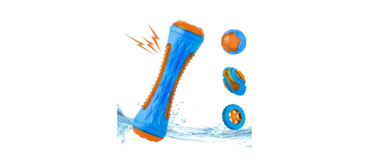 CoubonTail Dog Squeaky Pool Toys