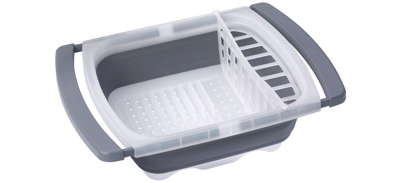 Progressive International Prepworks by Progressive Collapsible Over-The-Sink Dish Drainer