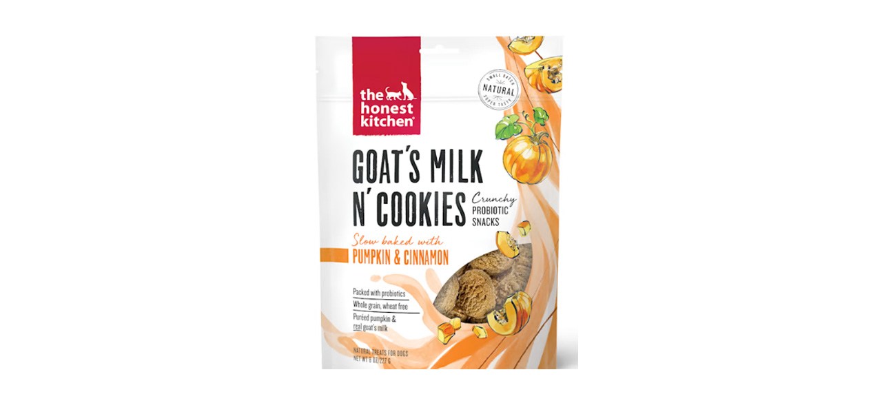 Best The Honest Kitchen Goat's Milk N' Cookies Slow Baked with Pumpkin Dog Treats