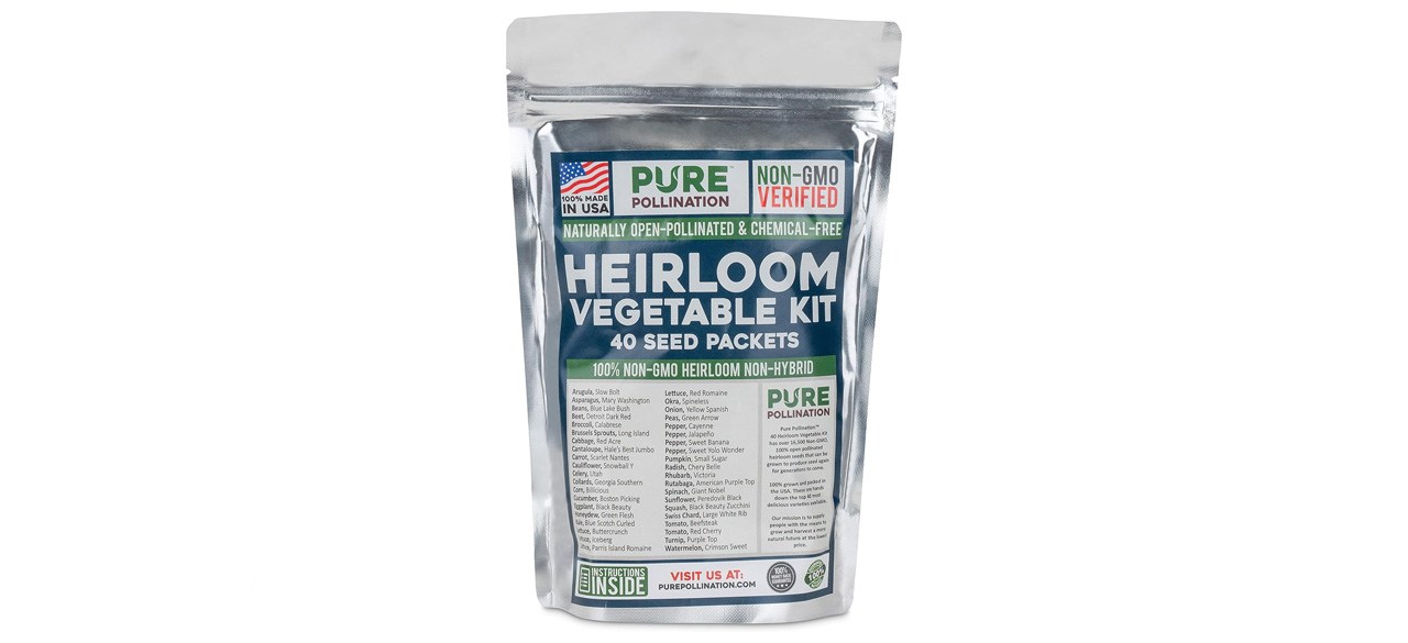 Pure pollination of vegetable seeds for survival garden