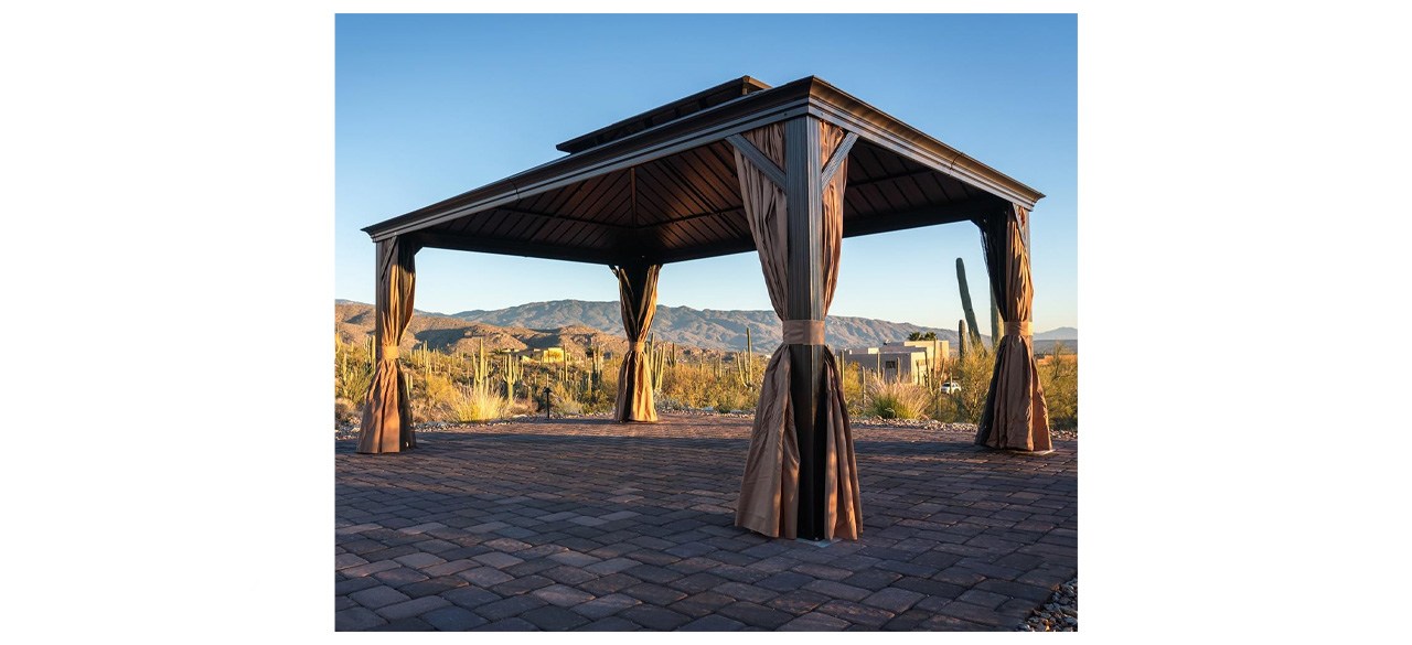 Purple Leaf Outdoor Hardtop Gazebo