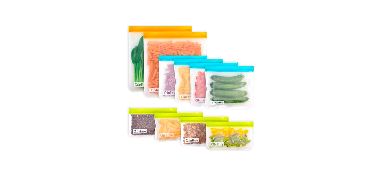 Best Qinline Reusable Food Storage Bags