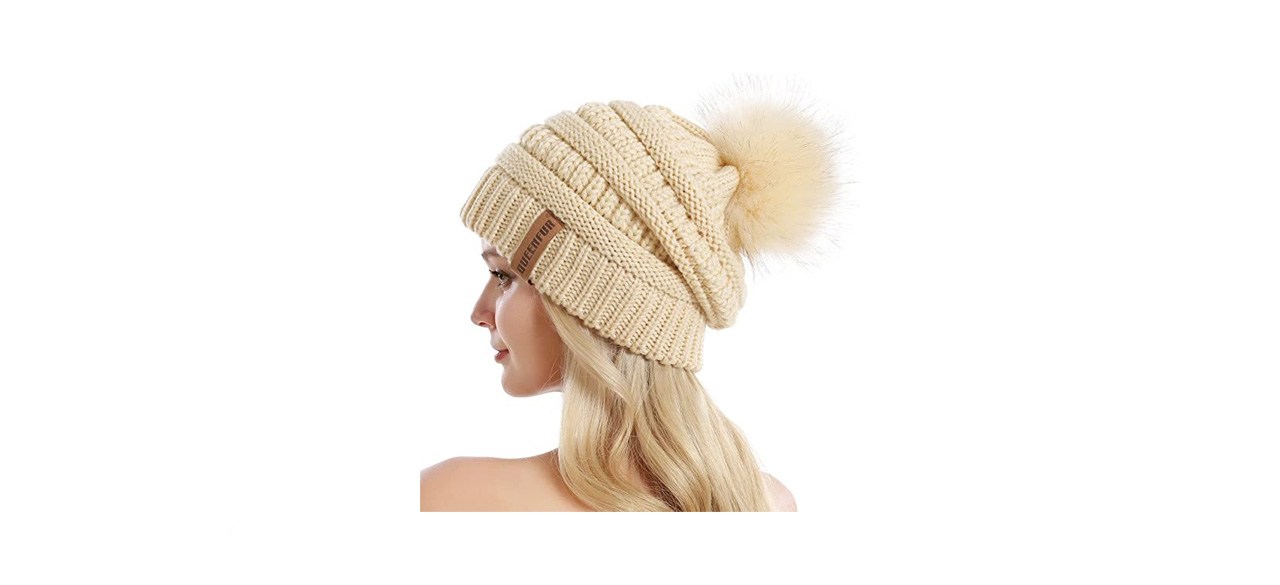 best QUEENFUR Slouchy Knit Beanie