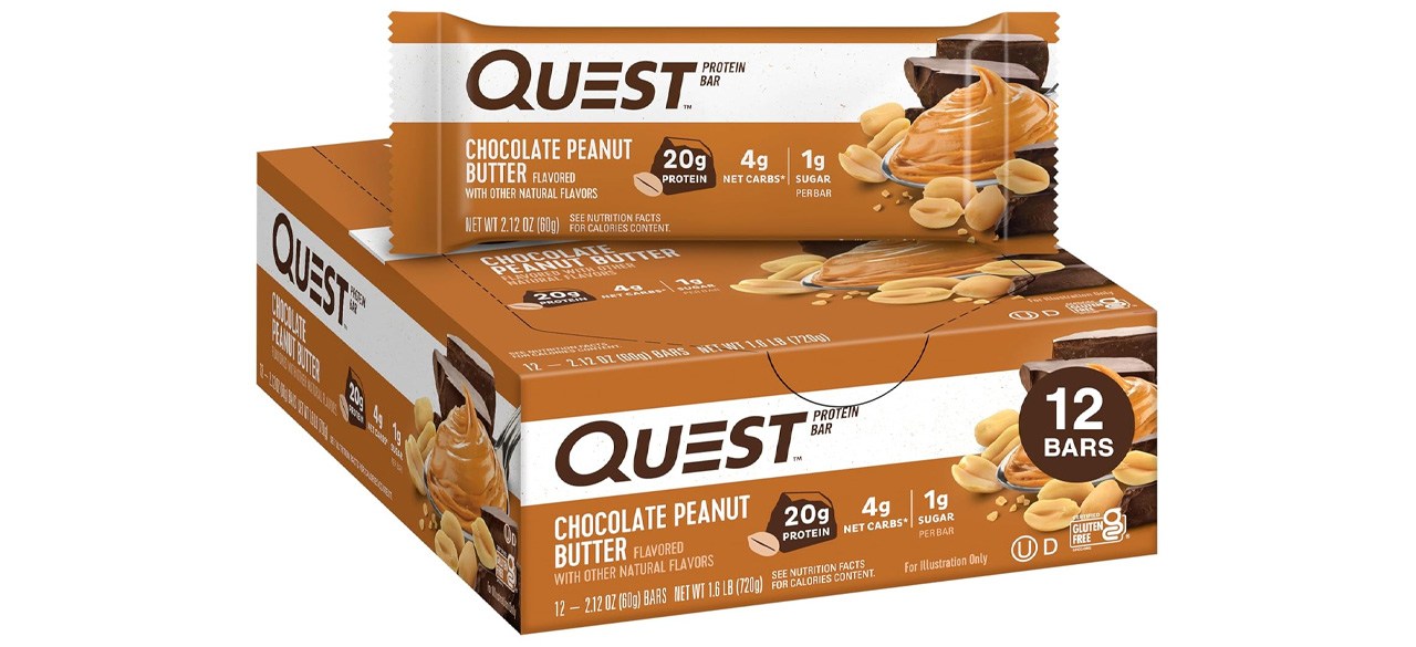 Quest Ernährung Schokoladen Erdnussbutter Protein Riegel