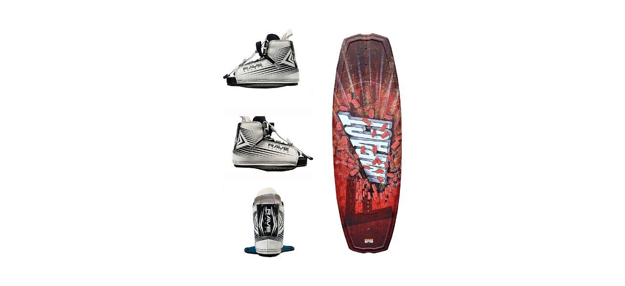 Best Rave Sports Impact Wakeboard with Charger Boots