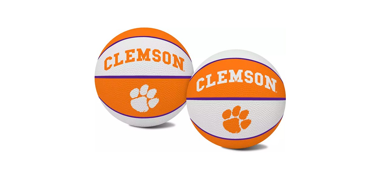 Best Rawlings Clemson Tigers Alley Oop Youth-Sized Rubber Basketball