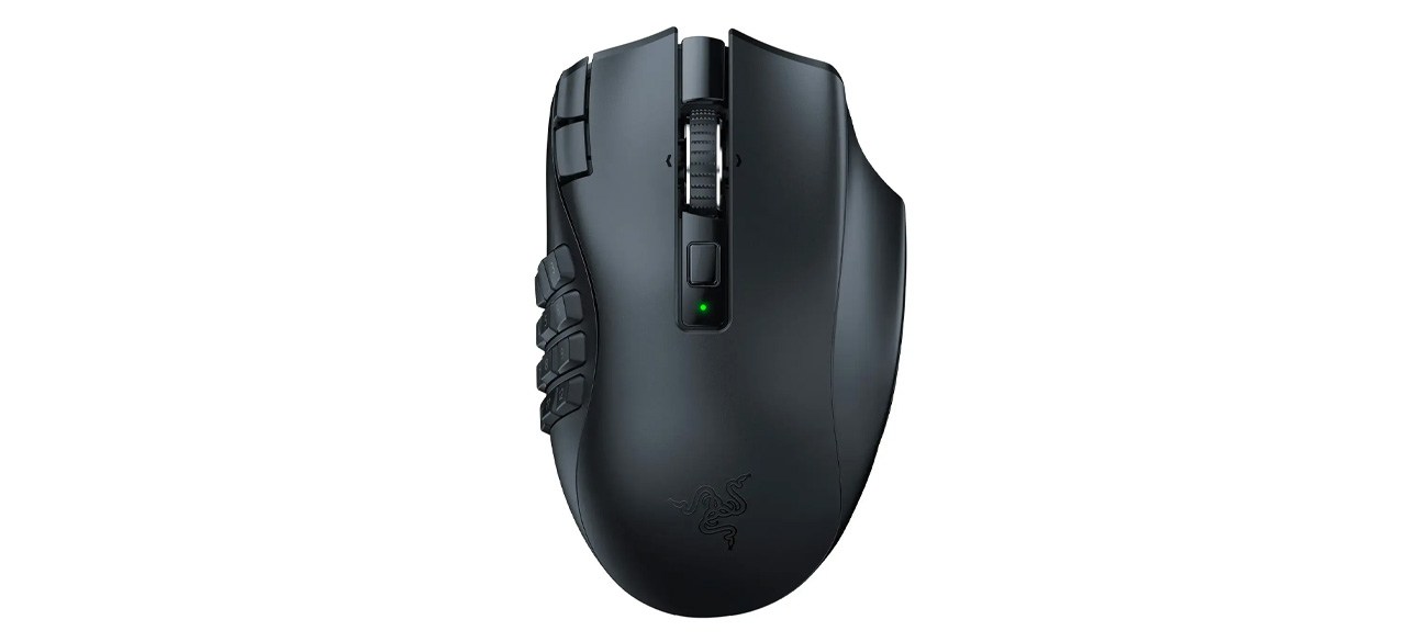 Razer - Naga V2 HyperSpeed MMO Wireless Optical Gaming Mouse