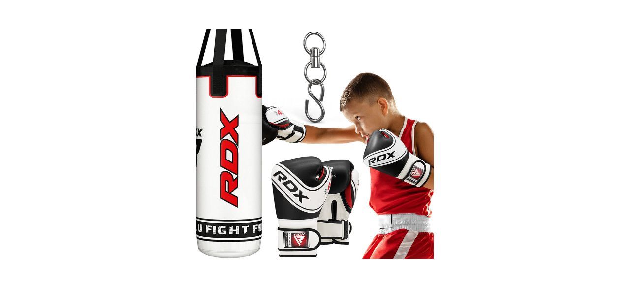 RDX Kids Punching Bag with Boxing Gloves