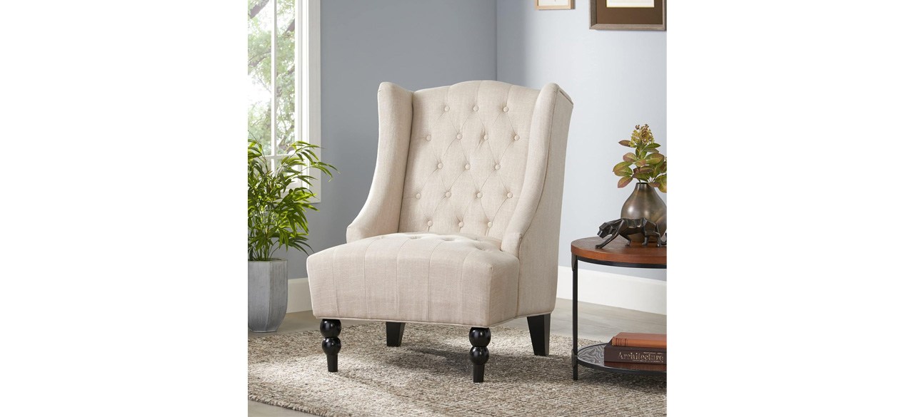 Great Deal Furniture Clarice Wingback Chair